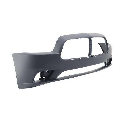 Image of FitParts Compatible with Dodge Charger 2011-2014 Front Bumper Cover | Primed, With Fog Light Holes, Without Parking Sensor Holes, Sedan, Ready to Paint, OEM 68092596AA, CH1000992