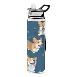 Owfkay E04B23011 Corgi Sport-Trinkflasche 900ml