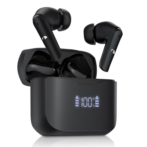 Nakamichi ワイヤレスイヤホン Bluetooth5.3 ENCノイズリダクション ブルートゥースイヤホン ハンズフリー通話 ワイヤレス充電 最大35時間音楽再生 カナル型イヤフォン 低遅延 LED電量表示 日本語音声プロンプト TW018ENC PLUS