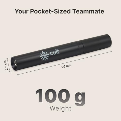 Image of Cult Ball Pump - Durable Double Action Sports Air Pump for Football, Basketball, Volleyball & Handball - Portable Pocket Size Pump with Needle & Nozzle for Quick Inflation