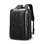 CROSSGEAR Business Commuter Backpack for Men, 26-32L Expandable Travel Laptop Backpack, Fit 15.6 Inch Laptop, Waterproof Computer Work Commute Daypack, Black
