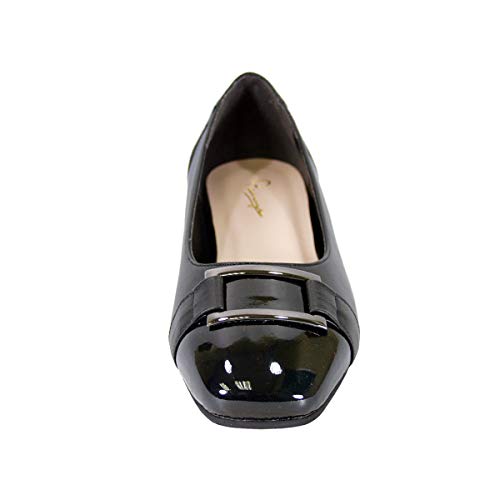 Peerage Tonya Women's Wide Width Comfort Leather Dress Flats2