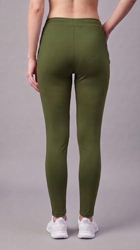 Image of Mehrang Stretchable Yoga Pants for Women & Gym Pants for Women Workout with Mesh Insert & Side Pockets
