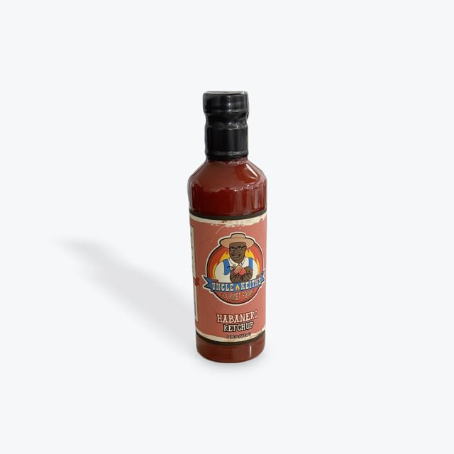Uncle Keith's Gourmet Foods Condiment Trio Box, Habanero Ranch, Ketchup and Mustard 12 Ounces