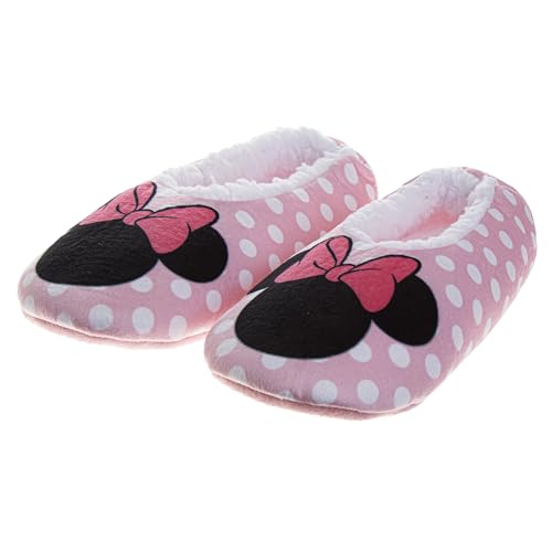 Image of Women Slipper Plush SlipOn Sock Slippers Stitch Minnie Jack Skellington