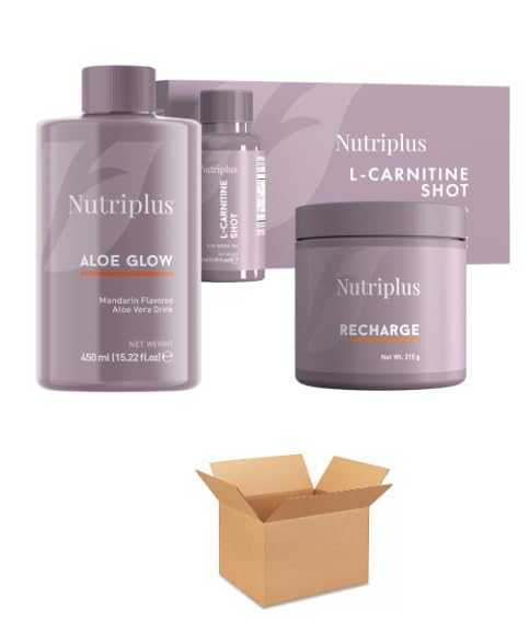 Kit Morning Glow, Aloe Glow Mandarin, Recharge, Lcarnitin, Energi...