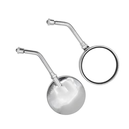 Rétroviseurs moto rétro ronds chrome pour vos balades en S1000XR