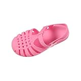 2025 Cangrejeras Niña,Compra Online Sandalias Niña Verano Casual Sandalia de Punta Cerrada con Hebilla Ajustable Cómodas Antideslizante Zapato Planas con Suela Suave Ligero Transpirable Chanclas Niño