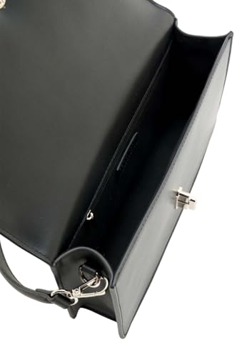 Bolso bandolera Fjone Big Seidenfelt negro con correa ajustable de tamaño grande 3