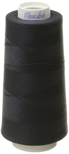 Hilo para costura American & Efird Maxi-Lock en cono, 3000 yardas, color Grafito