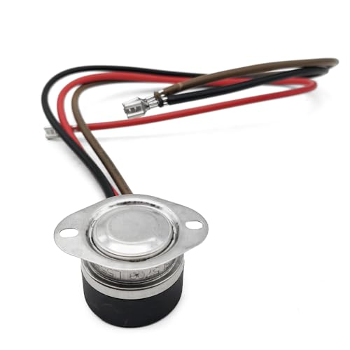 GOLACOD Refrigerator Defrost Thermostat 5709L 4751C Compatible with Climate Control Larkin Chandler Bohn, 3-Wire Fan and Defrost Terminator 55 ° F-35 ° F Range Resistance Ampere 25V AC 120 240