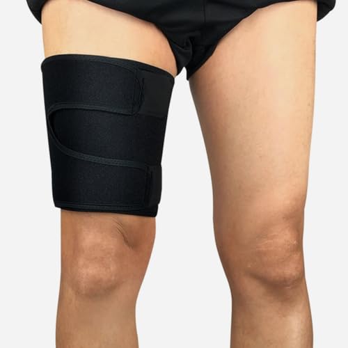 Faja de muslo ajustable para compresión y soporte deportivo miniatura 7