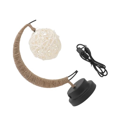 Vaguelly LED Creativa Forma Bola Lunar Para Dormitorio De Portátil Con Carga USB Para Decoración y Ambientación