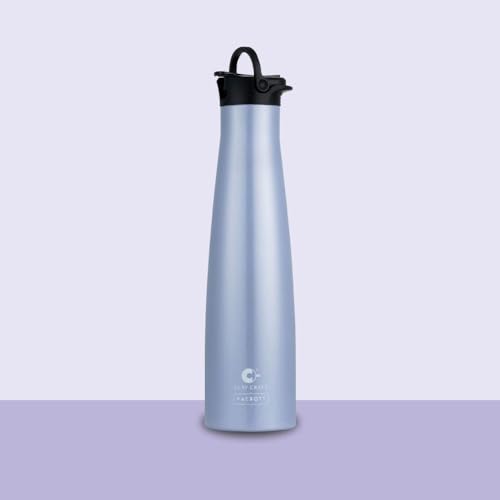 Image of CLAY CRAFT VACBOTT Vega Double Walled|18 Hours Hot and 24 Hours Cold Water Bottle Vacuum Insulated|Flask Bottle 650ml|Steel Bottles for Travelling|BPA-Free|BIS Certified|1Year Limited Warranty