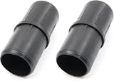Design61 2x 2-Wege Steckverbinder für Rundrohr mit Außendurchmesser Rohrverbinder Rohrsteckverbinder Rohrverbindung Verbinder Metallgestell Rohrsystem Wandstärke (2, Ø 19 mm)