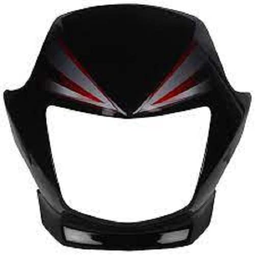 Matay Headlight Visor For CB Shine Old Model(Black/Red)