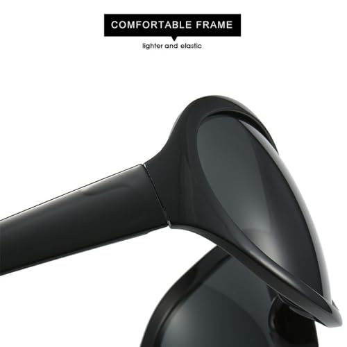 Steampunk Oversized Frame Sunglasses Women Men Vintage Outdoor Travel Street Photography Shades Uv4004