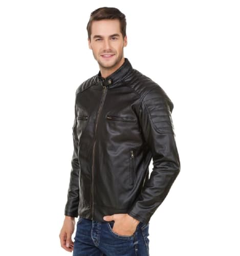 Image of Leather Retail Men's Faux Leather Jacket
