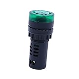 MAGICLULU Avertisseur Sonore Voyant Lumineux Lampe Témoin Avertisseur Sonore Vert...
