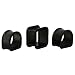 Whiteline KSR202 Black Bushing Kit