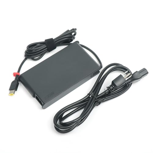 Lenovo 20V 11.5A 230W Slim Tip AC Adapter for Legion 5i Gen 9 Legion Slim 5 Gen 9 (16 AMD) ThinkBook 16p Gen 4 Compatible P/N: ADL230SCC3A SA10R16890 02DL144. Black