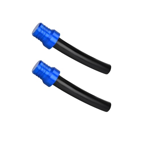Ohleats 2 PCS Breather Hose Gas Fuel Tank Cap, CNC
