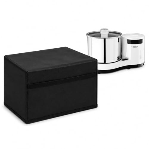 Image of Wet Grinder Cover for Ultra Perfect S & Ultra Perfect Plus 2 Litre | Dust & Water Resistant Table Top Grinder Cover | Protective Storage Cover for Kitchen Use | Black