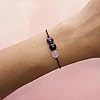 Bracciale Motivazionale con Pietre Naturali e curative per lui uomo per lei donna Corda Regolabile Fatto a Mano Regalo Ispirazione Protezione - Cofanetto con DEDICA INCLUSO (ansia e stress) #1