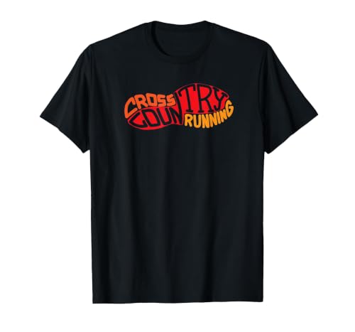 Cross Country Running Shoe Graphic Training Gear XC Runner T-Shirt