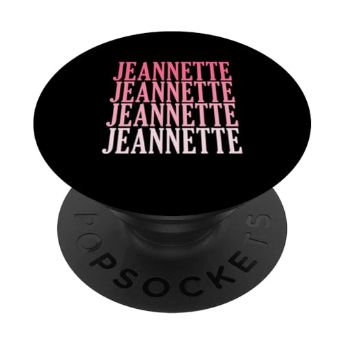 Retro Sur Mesure Prénom Nom Jeannette PopSockets PopGrip Interchangeable