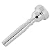 Pakala66 Trumpet Mouthpiece 3C 5C 7C Size Instrument Accessory (3 Pack Silver)
