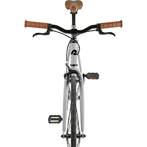 Retrospec Harper Single Speed Fixie-Style Bike Urban Commuter Bicycle With Coaster Brake, Flip Flop Hub, 700X28C Tires And High Tensile Steel Frame For Commuting, Cruising - Slate 53Cm, M #TOP2