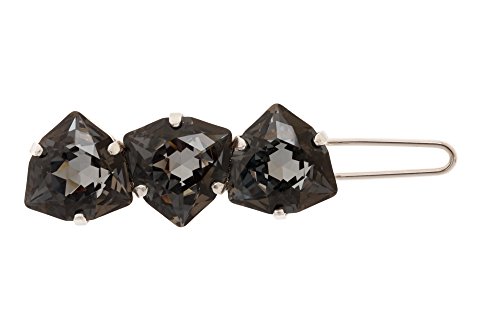 Pasador triple de cristal L. Erickson para peinados de noche y eventos