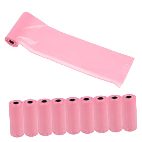OHPHCALL 10 Rolls Trash Bag Diaper Bags Garbage Rubbish Bag Stuff Large Garage Bags Poop Bags Drawstring Waste Bag Pet Supplies Disposal Black Garbage Bags Litter Bag Pet Waste Bags or