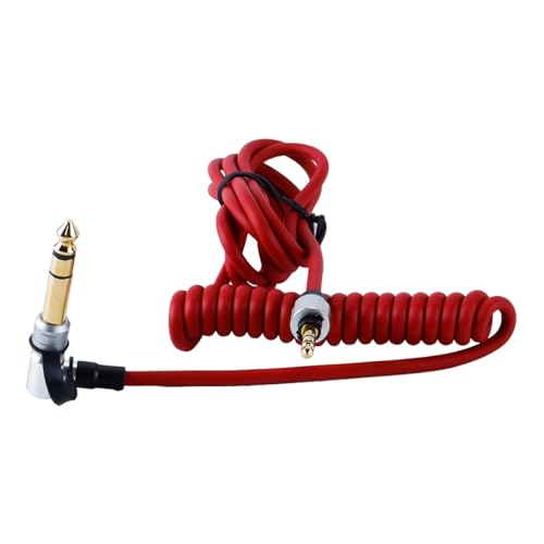 Ausi Câble auxiliaire audio de remplacement de 3,5 mm vers 3,5 mm et 6,5 mm, compatible avec les écouteurs Monster Beats by Dr Dre Solo Pro Detox Edition...