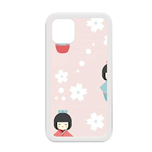 Coque Apple Mini motif japonais blanc protection anti-rayures