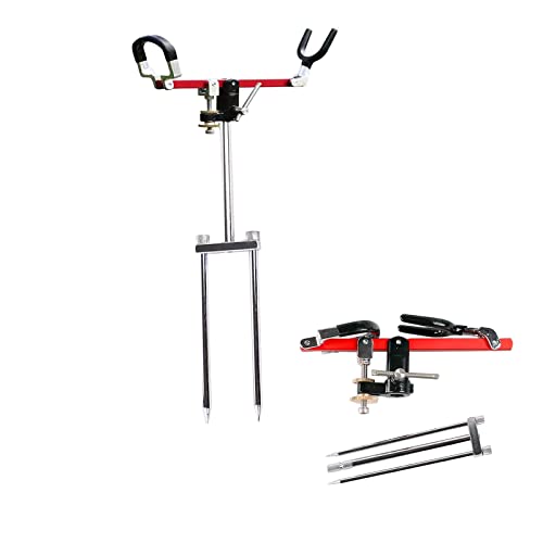 釣り竿ブラケット 釣り竿ホルダー ロッドスタンド ピトン竿受 SUKERA 竿置きホルダ アルミニウム合金