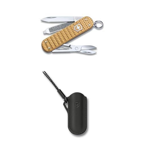 VICTORINOX(rNgmbNX) NVbN vVX ALOX RNV Brass Gold @\ iCt AEghA Lv ͂ }CiXhCo[t ߂₷蓋 5@\𓋍ڂXCX}`c[ ^ RpNg y