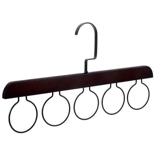 Organizador para Pañuelos Bufandas Percha con 5 Anillos para Armario Aleatorio Color