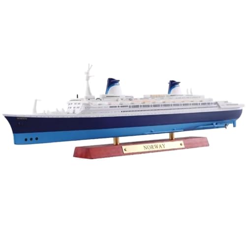 DBEIXIWEI 1:1250 Scale RMS Norway Cruise Ship Model Alloy Memorial Nautical Ship Collectibles Teaching Model for Girls & Boys