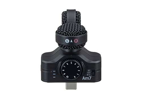 Micrófono Zoom AM7 estéreo para Android con cápsula giratoria 4
