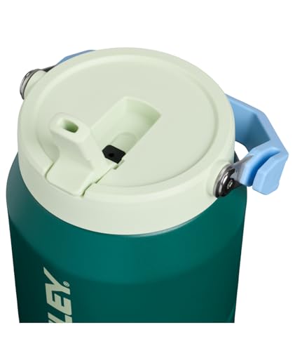 Image of STANLEY IceFlow 2.0 Flip Straw Jug with Handle 64 oz | Twist On Lid and Flip Up Straw | Leakproof for Travel and Sports | Insulated Stainless Steel | BPA-Free | Emerald Honeydew