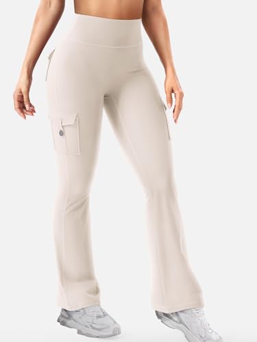 Image of YEOREO CoreFlex Women Workout Flare Leggings
