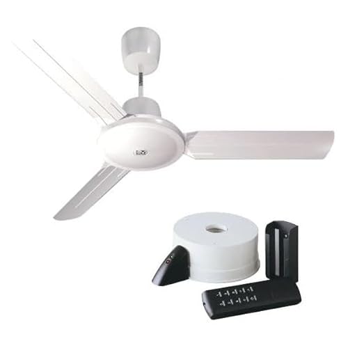 GASFRIGO - Ventilatore da soffitto Nordik Evolution R 120/48" - 61751 - Bianco + telecomando TELENORDIK 5TR (codici 61751 + 22386)