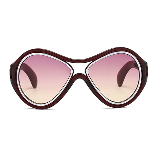 bullabulling Retro Round Dragonfly Sunglasses Women Fashion Gradient Shades UV400 Men Punk Sun Glasses2