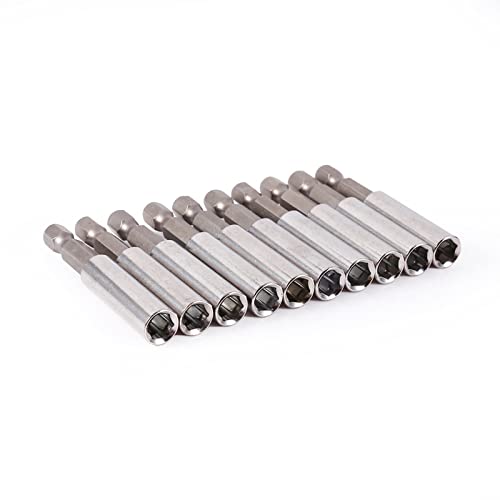 Herramientas de Destornillador, Casquillo Extendido con Buena Concentricidad, Herramientas de Destornillador de 10 Piezas Destornilladores Neumáticos