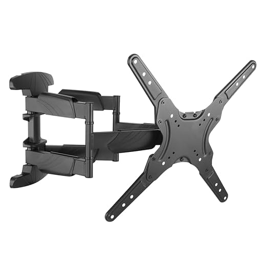 RICOO TV Wand-Halterung Schwenkbar Neigbar -S5044- Universal für 30-55 Zoll (bis zu 40Kg, Max-VESA 400x400) Flachbild-Fernseher-Halterung Ausziehbar Curved LCD OLED Flat-Screen