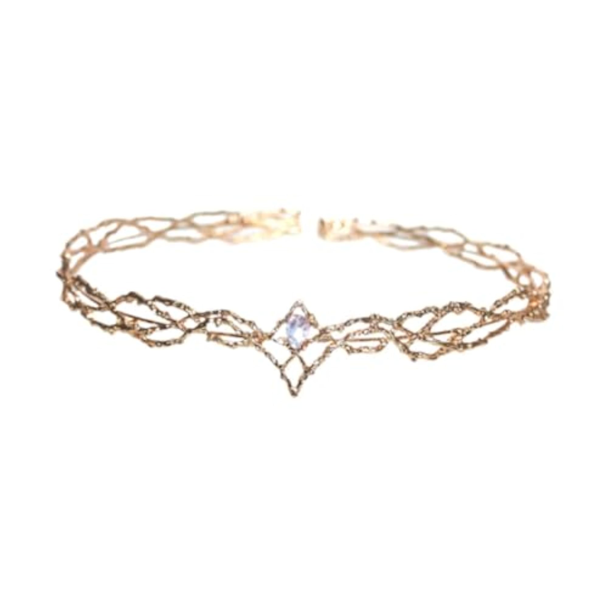 Queen Rhinestone Crown Headpiece for Prom & Cosplay