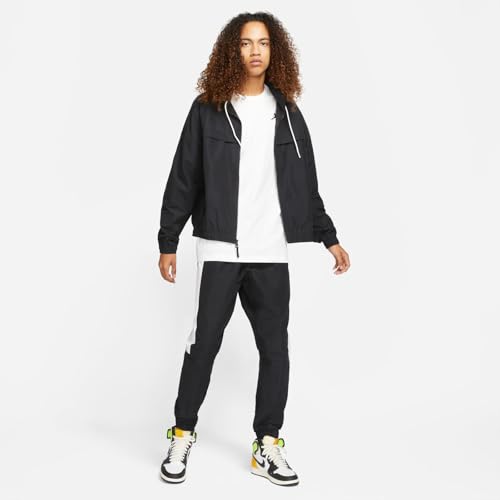 NIKE M J Jumpman EMB SS Crew T-Shirt, Blanco Negro, L para Hombre