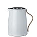 Produktbild Stelton Tee-Isolierkanne Emma - Isolierte Kunststoff-Teekanne mit Deckel & Edelstahl-Thermoeinsatz - Modernes Design, cleverer, integrierter Infusionsfilter & Buchenholzgriff - 1 Liter, Hellblau
